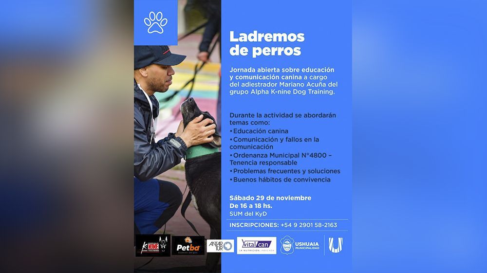 Zoonosis realizará una jornada de educación y comunicación canina