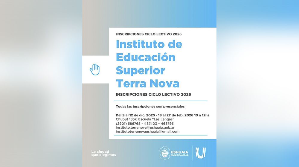 Comienzan las inscripciones al Instituto ‘Terra Nova’