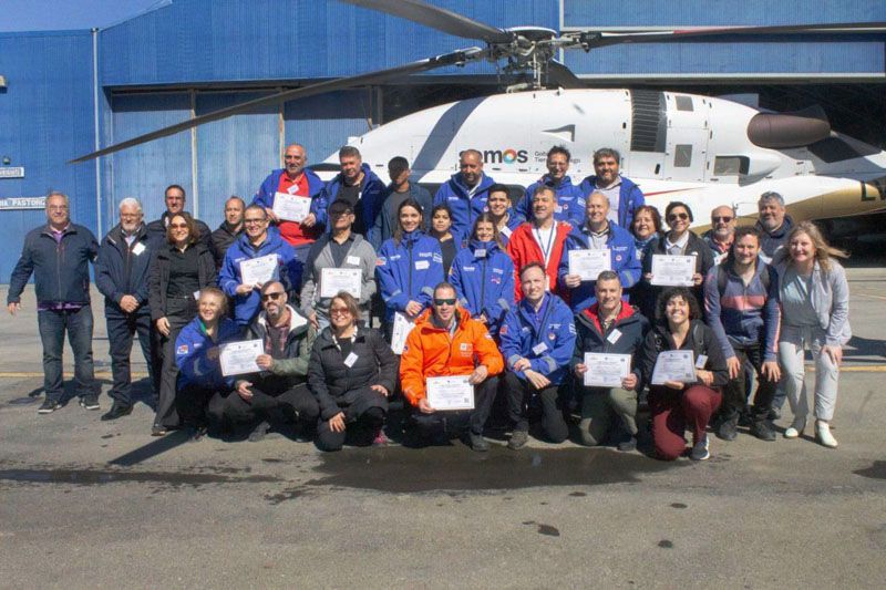 Capacitación en emergencia y aeroevacuaciones 