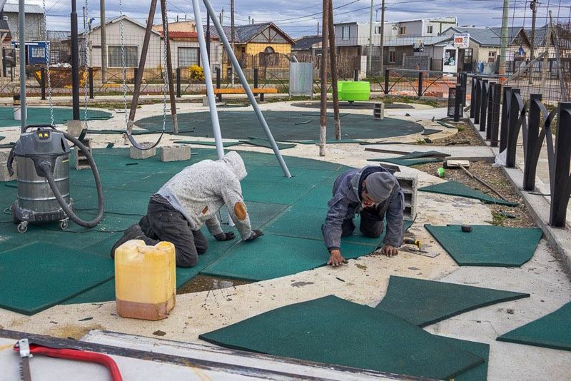 Río Grande: Nueva plaza en el barrio Chacra IV