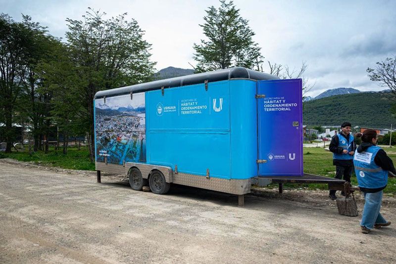 El móvil de Hábitat recorre los barrios de Ushuaia 