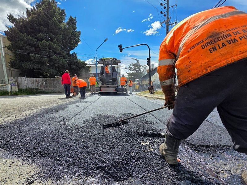 Se completó la repavimentación de calle 12 de Octubre