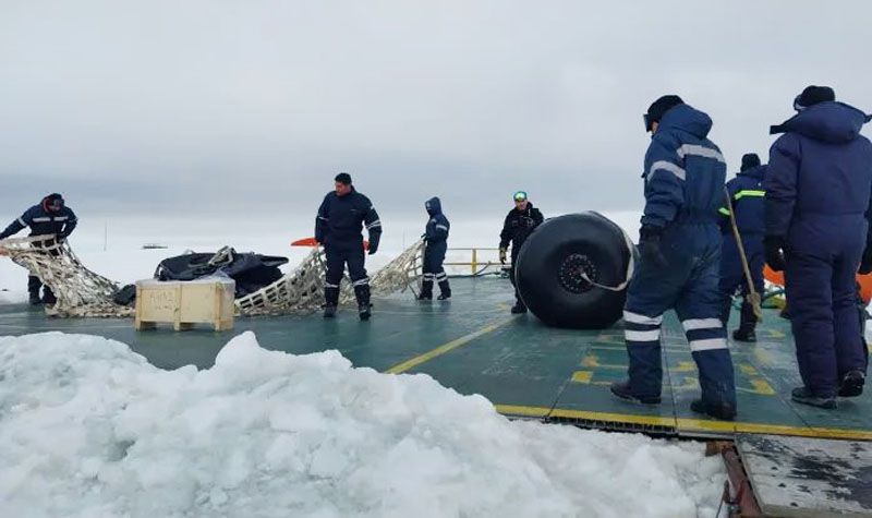 El Irízar completó el reabastecimiento de Marambio