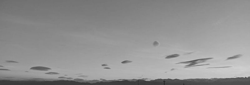 ¿Ovnis o nubes? 