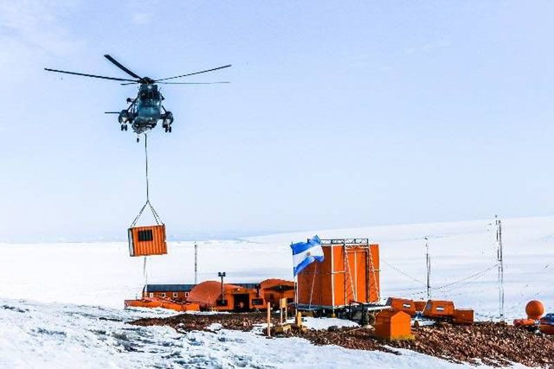 Avanza la nueva Base Belgrano II en la Antártida