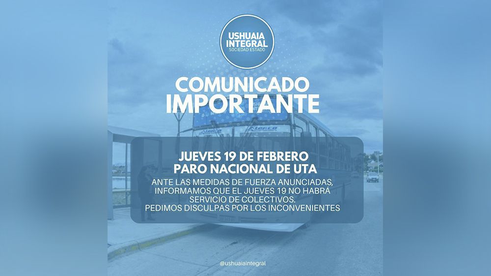 Hoy no habrá colectivos ni recolección de residuos