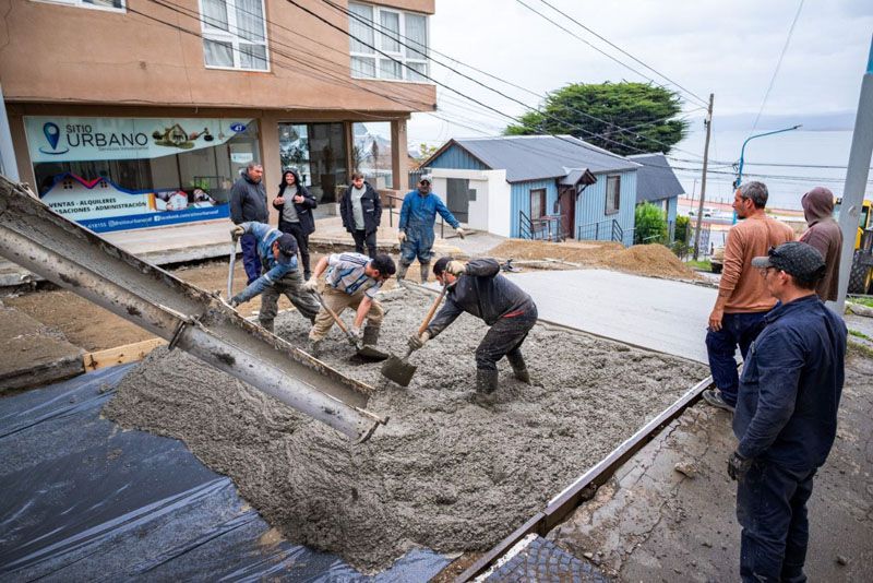 La Municipalidad avanza con obras en la zona céntrica