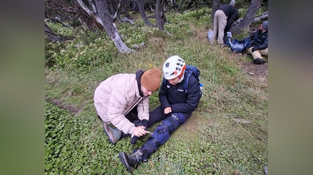 Intervino helicóptero en rescate de turista israelí lesionada
