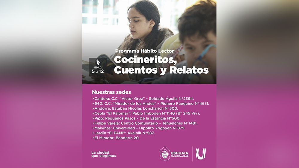 Comienzan las inscripciones para el programa ‘Hábito Lector’