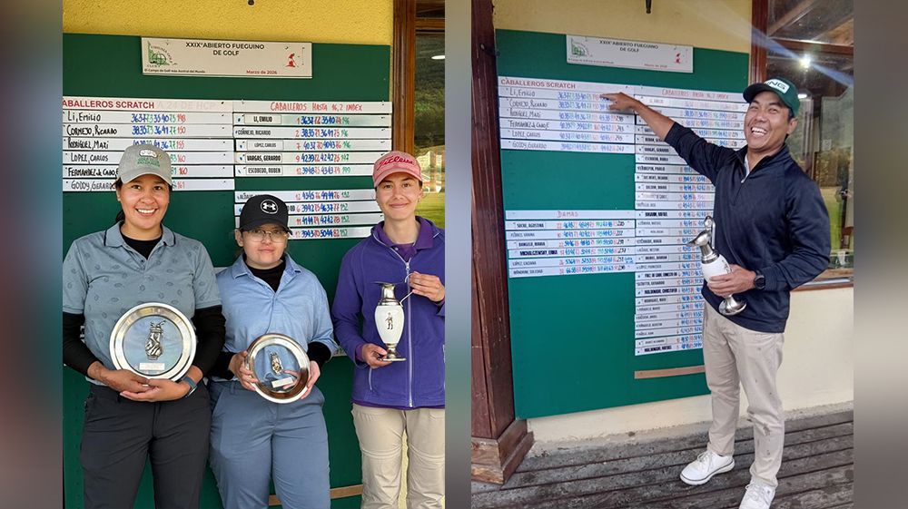 El golf brilló en el fin del mundo