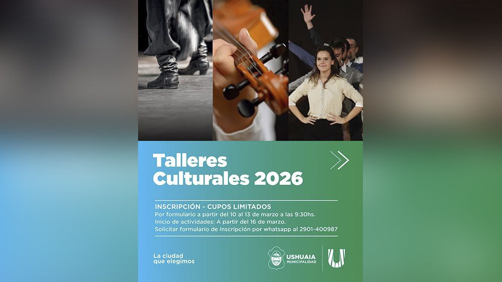 Comienzan las inscripciones a los Talleres Culturales 2026