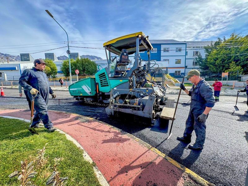 Se completó la repavimentación de la rotonda 