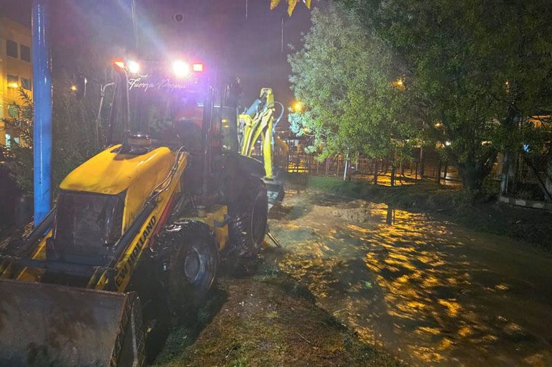 El Municipio refuerza operativos tras lluvias que desbordaron el sistema