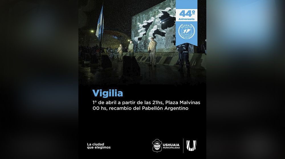 La Municipalidad invita a la Vigilia por Malvinas
