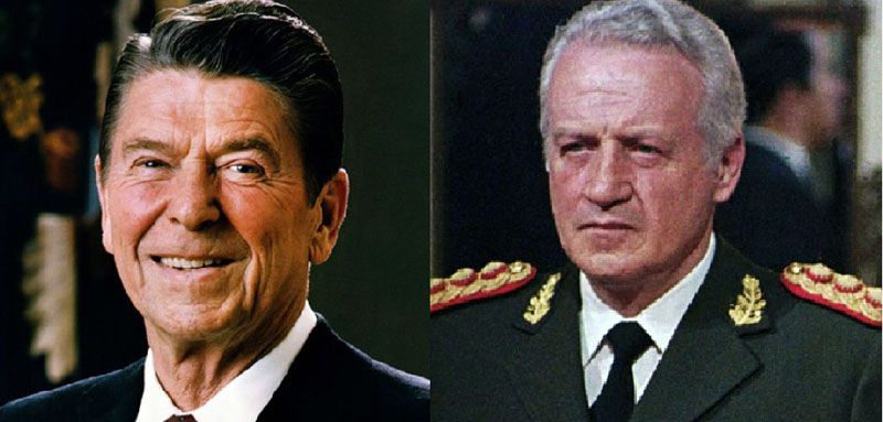 Reagan y Galtieri dialogan antes de la guerra de Malvinas