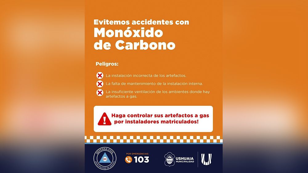 Defensa Civil emite recomendaciones sobre monóxido de carbono 