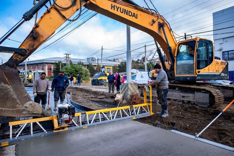 Avanza la obra del Paseo Costero – Avenida Perito Moreno