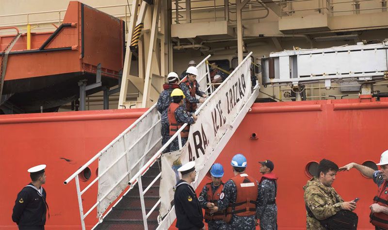 El Irízar completó la campaña antártica tras más de cuatro meses de despliegue
