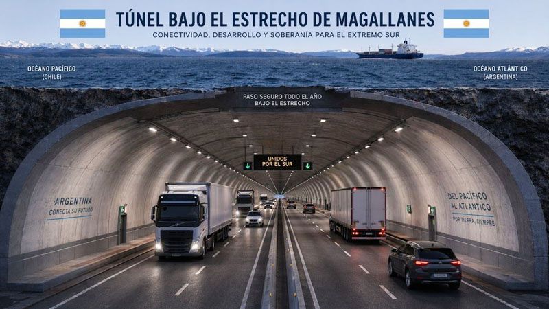 Un túnel al futuro con rutas nacionales que no llegan al presente