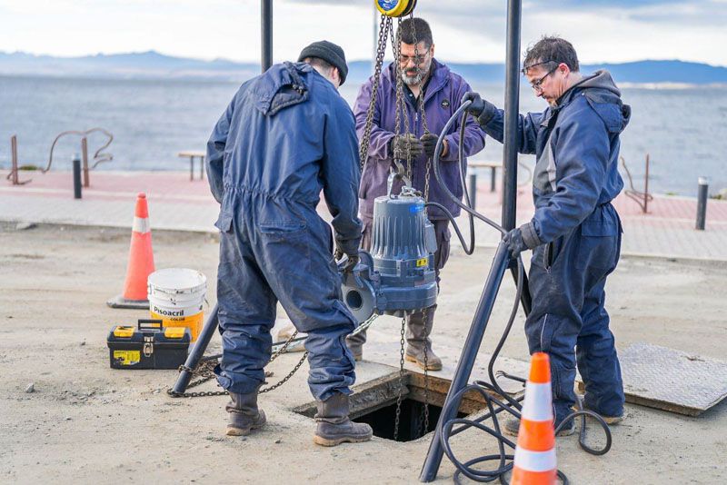 Nuevo equipamiento para el sistema cloacal de Ushuaia