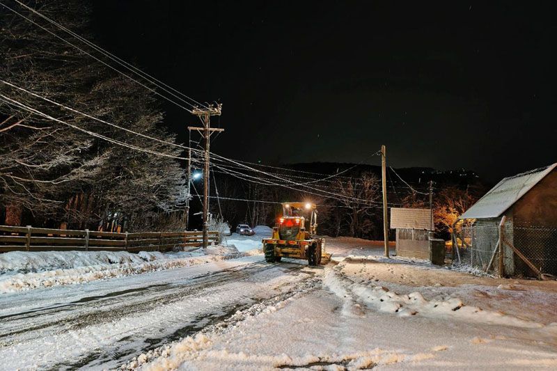 Ushuaia avanza con el Operativo Invierno en un escenario de caída de ingresos