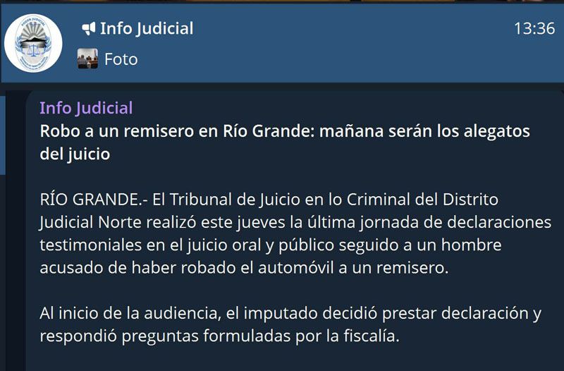 El juicio que no aparece en los comunicados