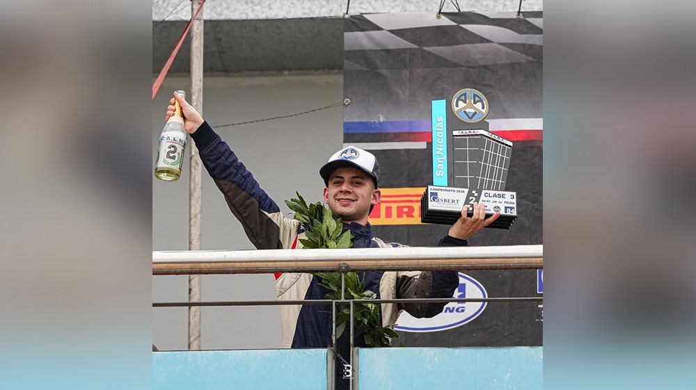 Arian Yerobi, segundo en San Nicolás