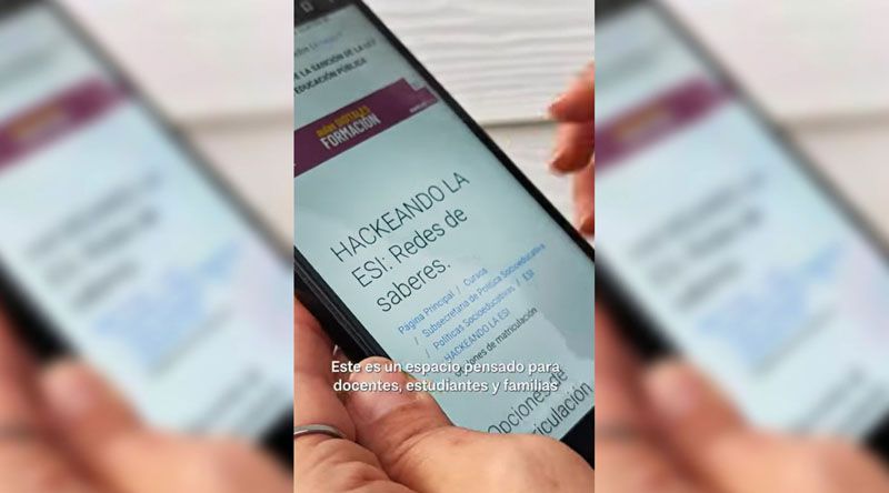 Lanzan un aula digital para fortalecer la ESI en las escuelas