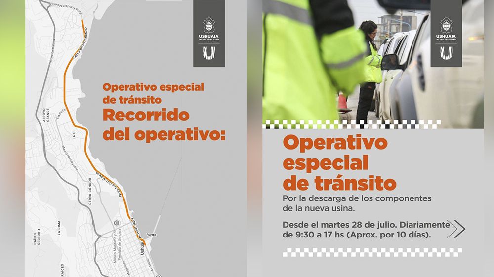 Habrá cortes y desvíos por el traslado de la nueva usina