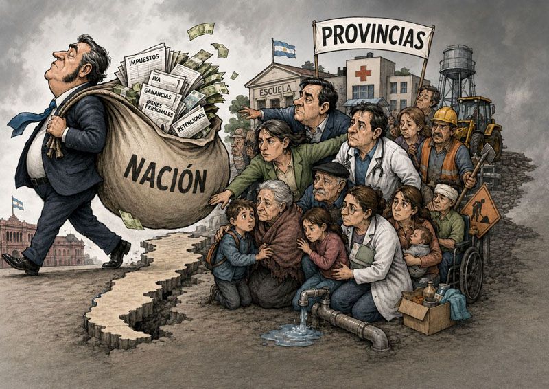 La Nación Recauda, las Provincias Contienen