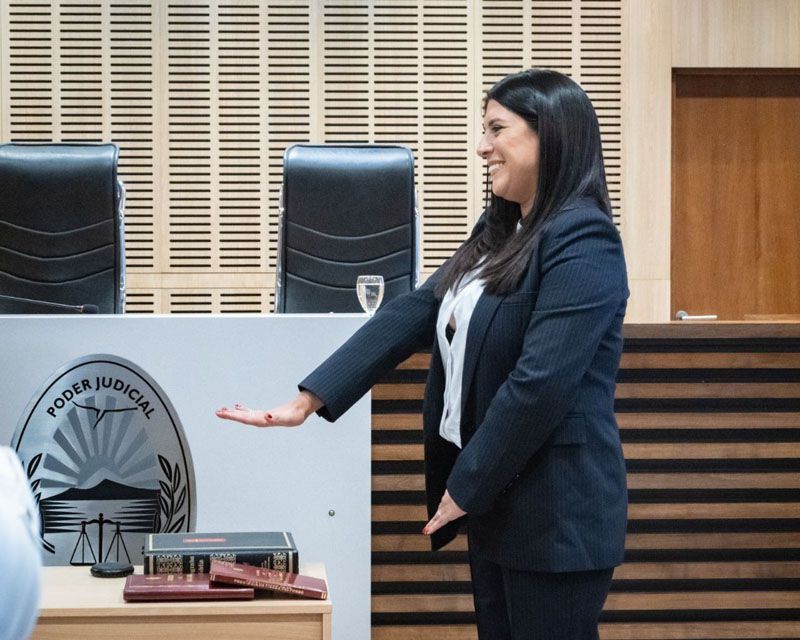 El municipio participó de la jura de la nueva jueza de Familia y Minoridad