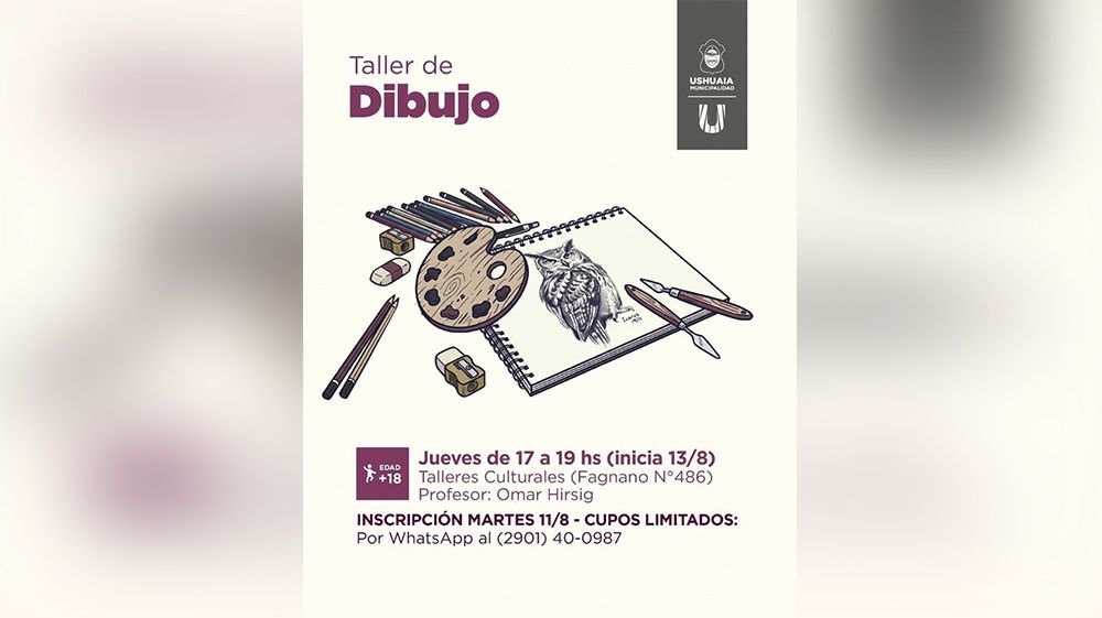 Abren las inscripciones para un nuevo Taller de Dibujo 