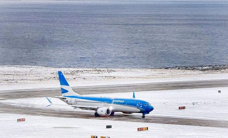 Río Grande arrastra la caída de los vuelos en Tierra del Fuego