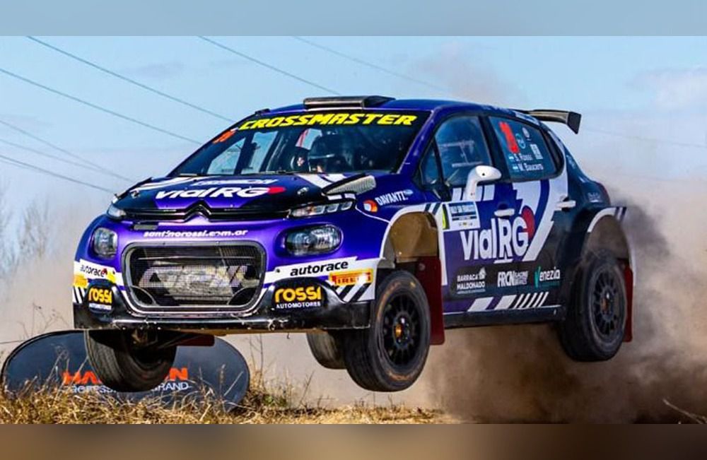 Santino Rossi y un debut glorioso en el Rally Argentino