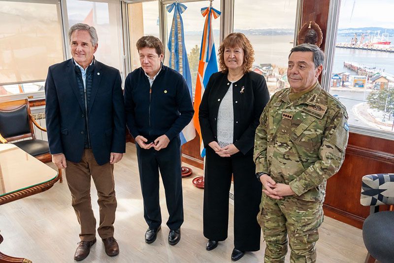 Melella recibió a Quirno y Presti y respaldó la reactivación de la obra 