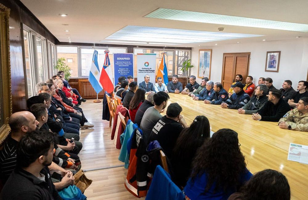 Simulacro de sismo y tsunami en Ushuaia