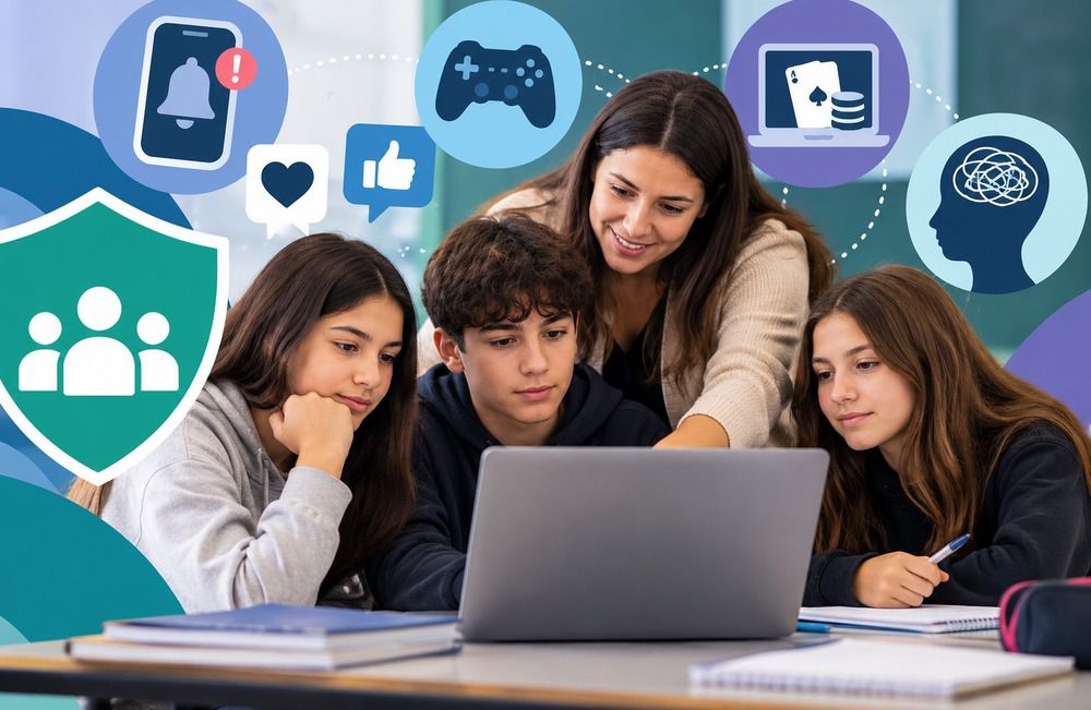 Capacitarán a docentes para prevenir consumos digitales problemáticos