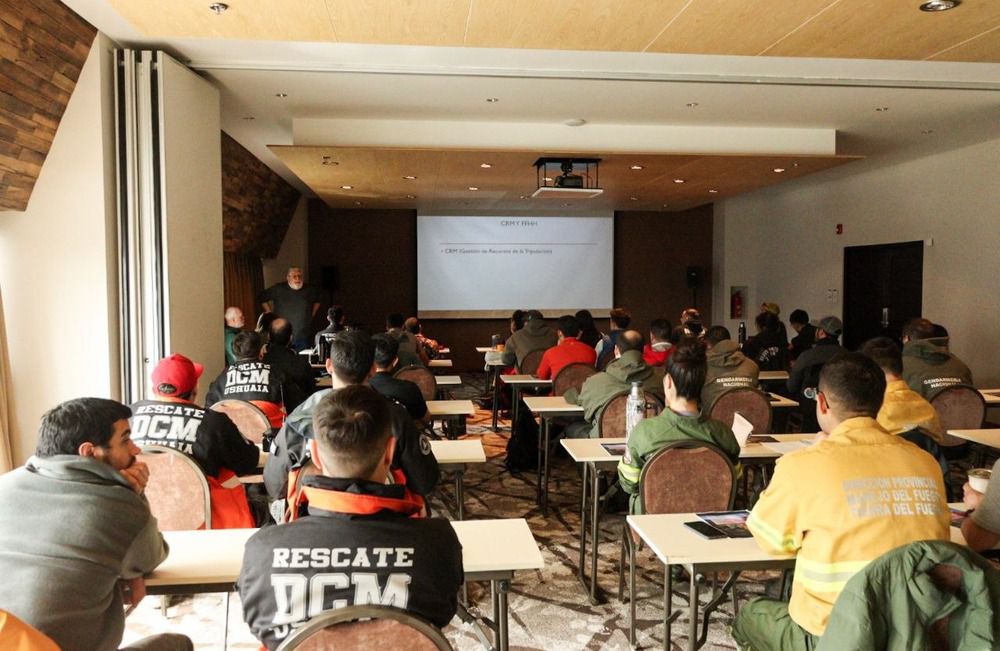 Encuentro de seguridad en rescates helitransportados