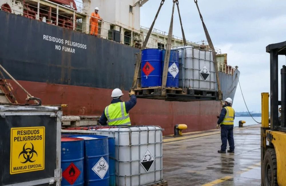 Nápoli advirtió que deben controlarse los residuos de cada barco